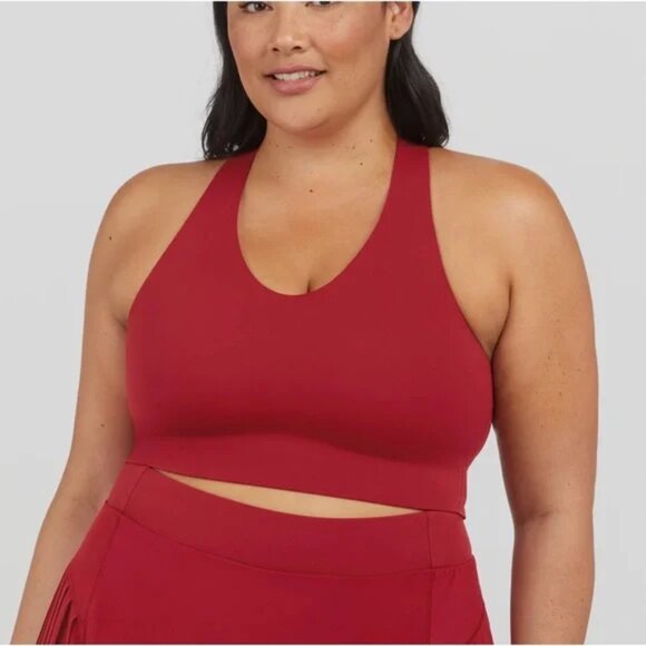 Spanx Longline Medium Impact Sports Bra XL - Picture 1 of 14